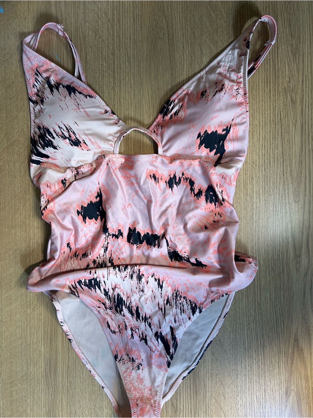 Gymshark Pink and Black swimsuit